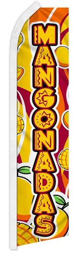 Set Di 3 Bandiere Pubblicitarie Swooper Super - Senza Vento, Formato 2.5'x11.5', Multicolore