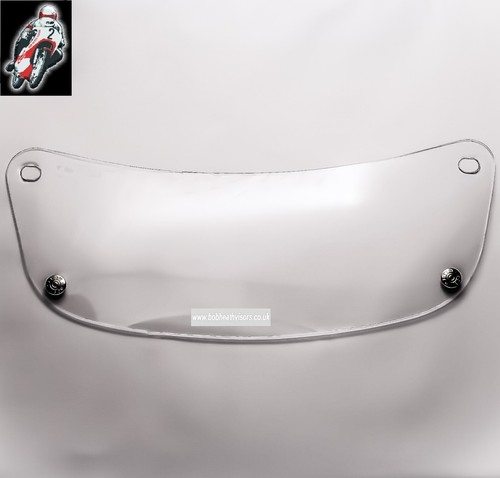 SHOEI S12, TAMAÑO PEQUEÑO CASCO CLÁSICO VISERAS, ESCUDOS, VISERAS BOB HEATH, BHV34 - Imagen 2 de 3