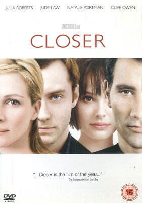 Closer (2004) DVD, Natalie Portman, Jude Law, Clive Owen [Region 2]