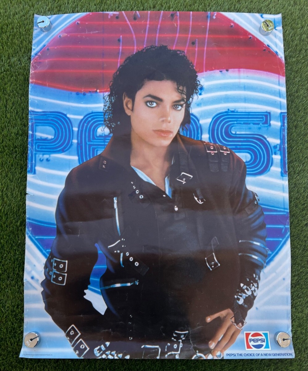 MICHAEL JACKSON ポスター 1987 非売品 販売促進用 ペプシ Michael Jackson PEPSI Japan tour 1987 Original Promo Poster | eBay