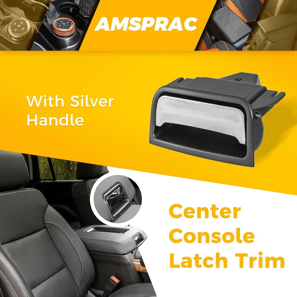 Se adapta a Chevy Suburban Tahoe 2015-2020 consola central reposabrazos mango de cierre 22861304 Foto 4 de 4