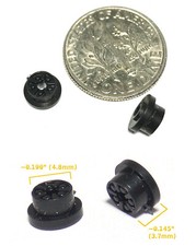 24pc BTO Newly Made Aurora MM T-Jet Thunderjet HO Slot Car Standard Wheels Black