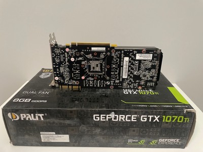 Palit GeForce GTX 1070 TI Dual 8GB GDDR5 256-bit Grafikkarte 