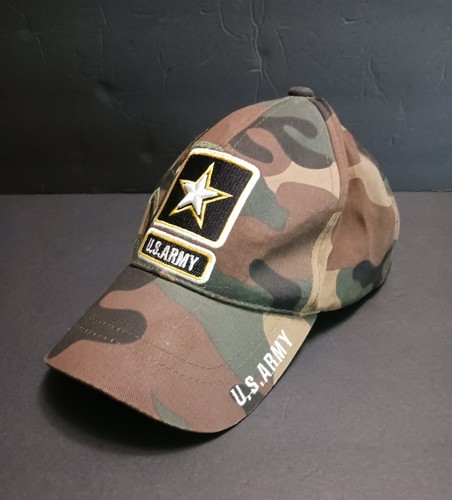 Santo Cap U.S. Army Camo Adjustable Structured Embroidered Hat - Picture 2 of 9