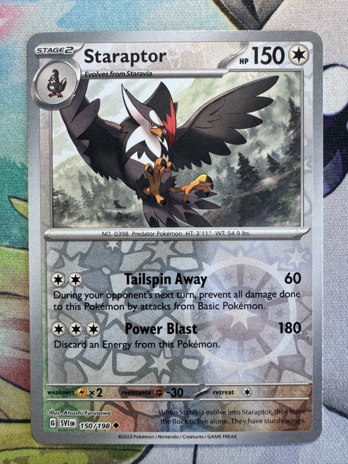 Staraptor Reverse Holo English Pokemon TCG BKBM755