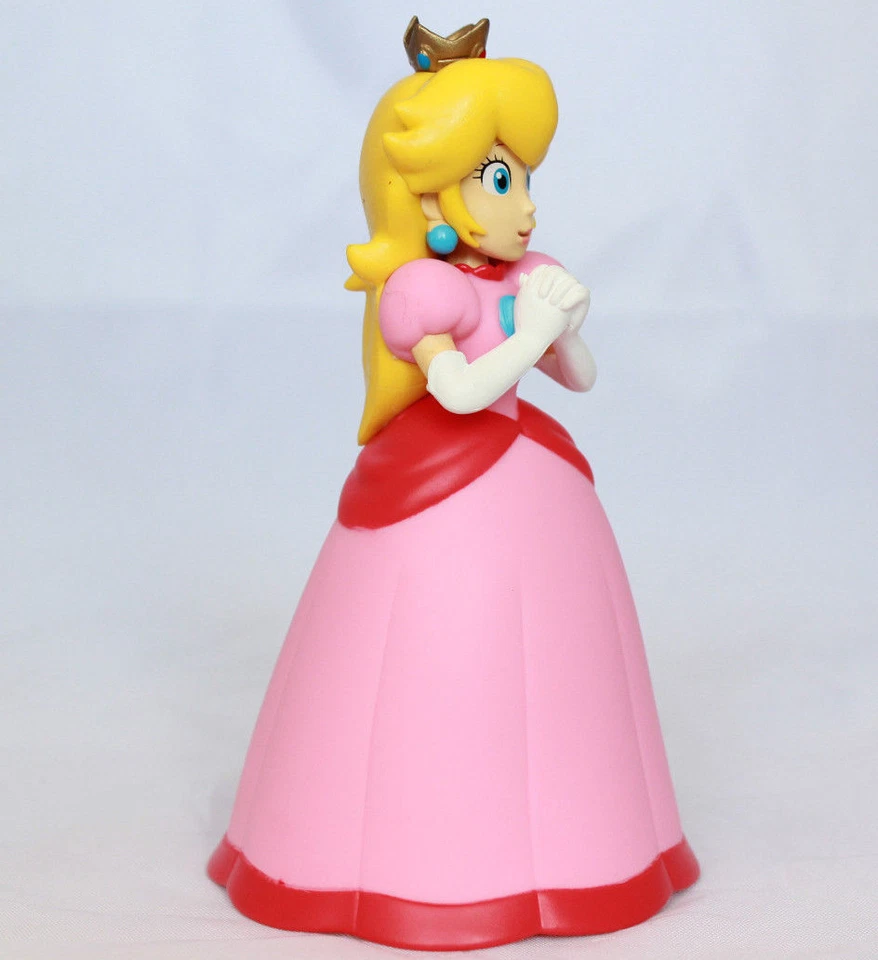 Super Mario Brothers Bros 6" Princess Peach Action Figure Toy Doll Gift Party - Image 3 of 4