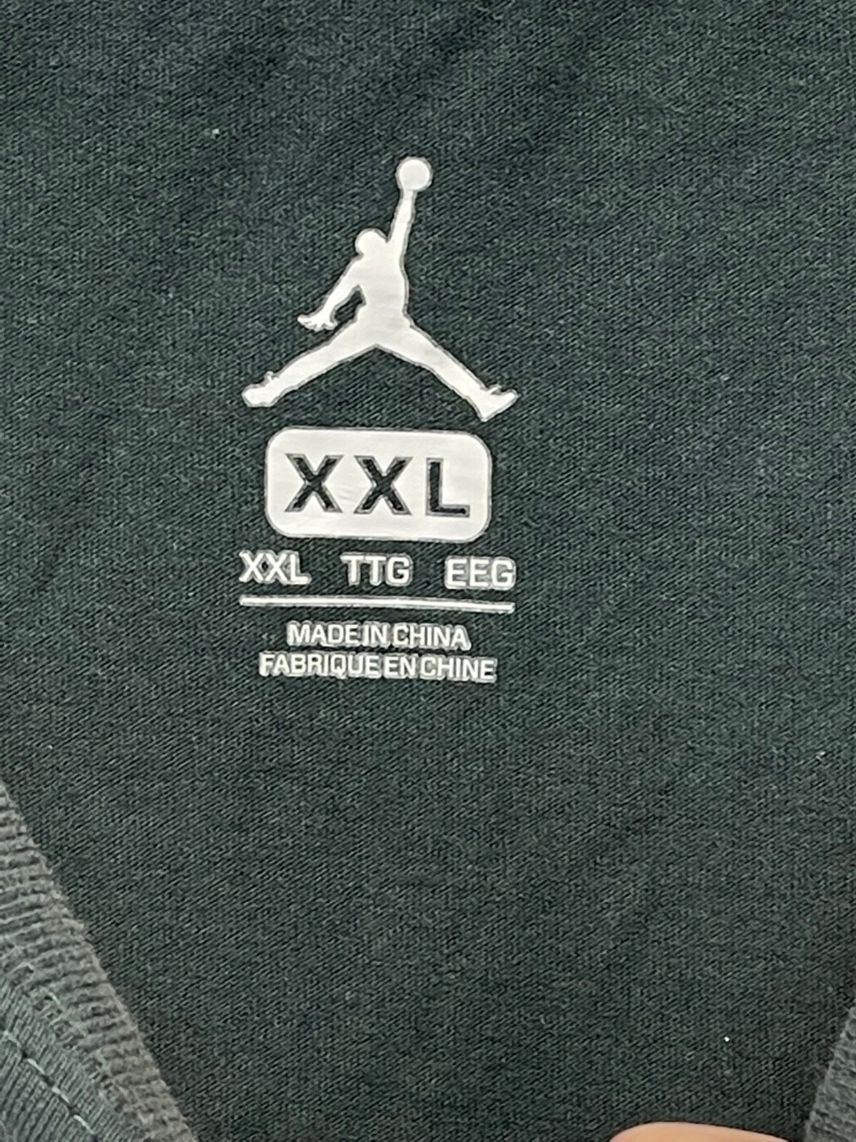 Nike Air Jordan TShirt Youth Boy's Size 2XL Graphic Print Logo Dark