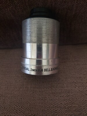 Bell and Howell 16 mm Projektion SuperProval 2 Zoll F/1.4 Objektiv Made in England