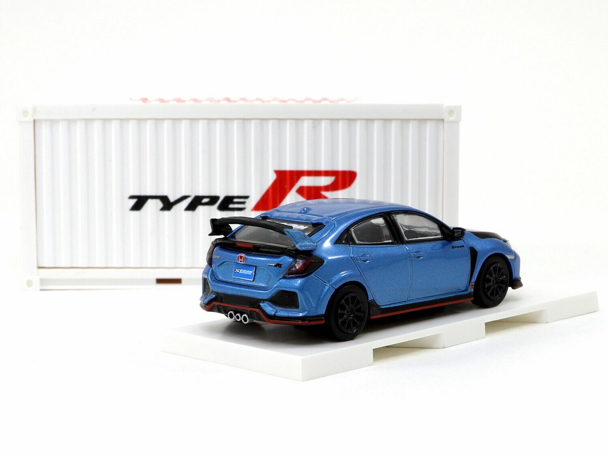 tarmac 1/64 ホンダ シビック タイプR FK8 EK9 Tarmac Works HONDA CIVIC TYPE R FK8 Blue with Black Bonnet Tuned