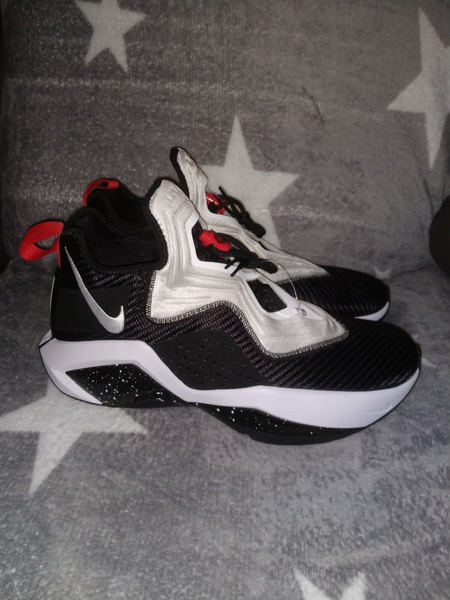 Nike LeBron Soldier XIV Black And White Men's Size 12 | eBay