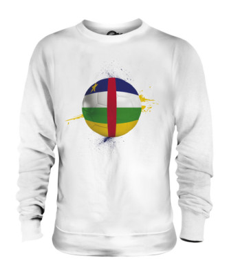 ZENTRALAFRIKANISCHE REPUBLIK FUSSBALL UNISEX PULLOVER TOP GESCHENK WM SPORT
