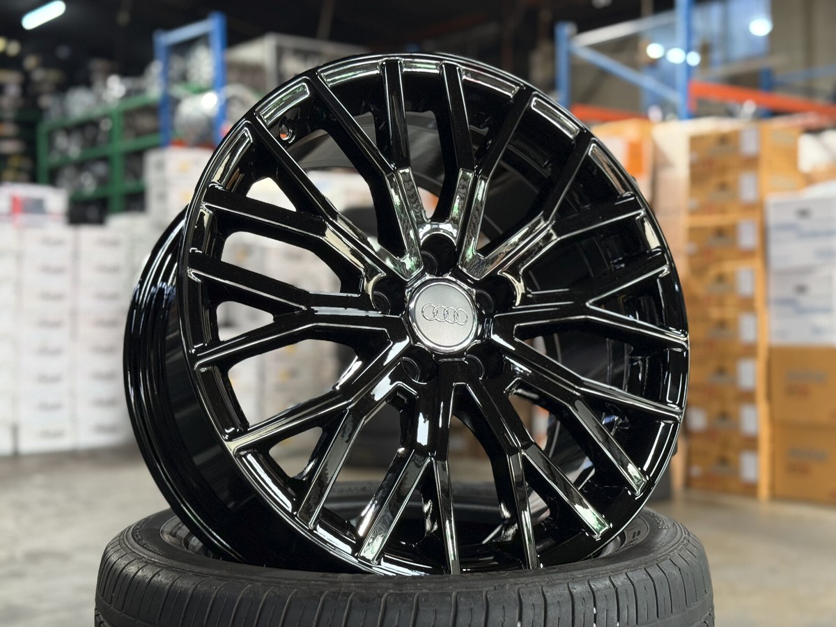 Genuine USED 18x8.5 AUDI TT Black (4 wheel) 5x112 fit RS3 VW MK3