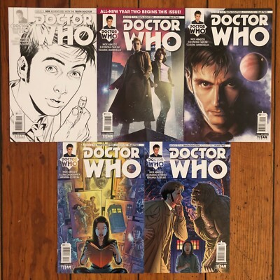 New Adventures w/ 10th Doctor #1 Incentive Year Two #1 2 3 4 Titan 2015 NEW NM