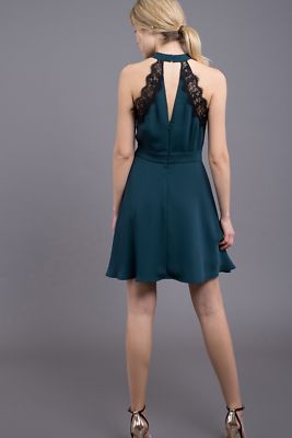 slim fit dress slacks Eureka Fashion 5033 Dress Hunter Green / Xs