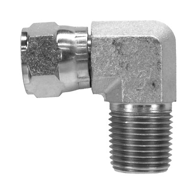 6501-04-06 Hydraulic Fitting 1/4'' Female JIC Swivel X 3/8'' Male NPT Pipe 90