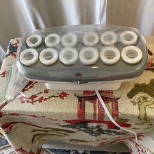 12 PC CONAIR PRO PORCELAIN SERIES HAIR HOT ROLLER SET HAIRSETTER CURLERS ROLLERS