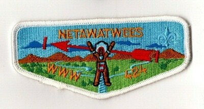 Netawatwees Lodge 424 Zane Trace Council Ohio, S-33 Flap
