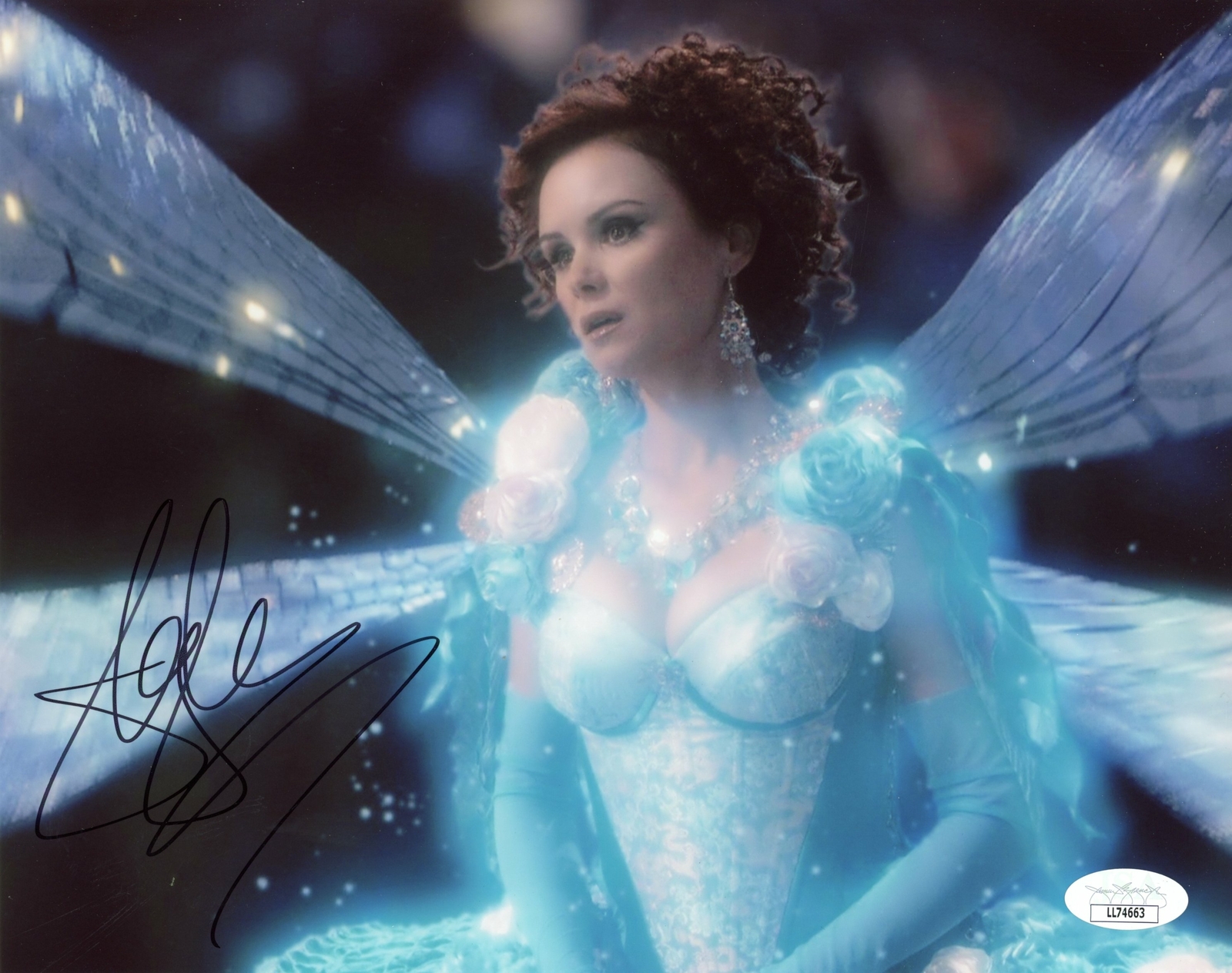 Keegan Connor Tracy Blue Fairy Once Upon A Time 8x10 Photo Autograph Jsa Coa Ebay