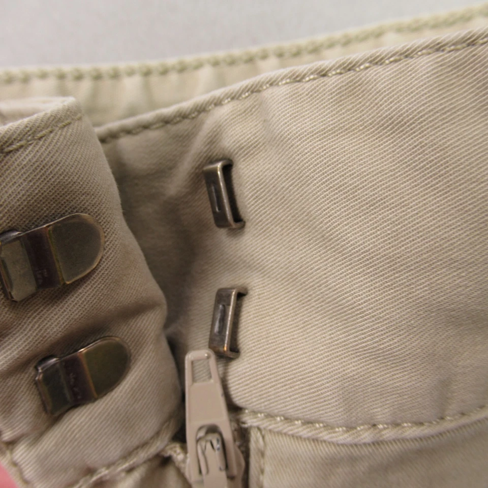 Pantalones Cortos Jill Para Mujer 6 Ligeros Exterior Chino Bolsillos Informales Beige Elastizados Foto 3 de 4