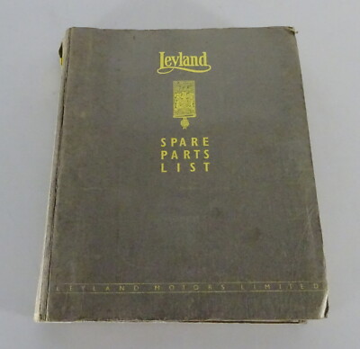Spare Parts List / Parts Catalog Leyland Royal Tiger Worldmaster Bus '1959-1964