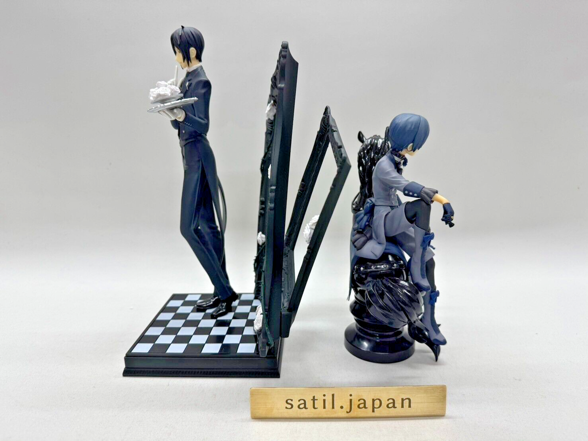 USED] KOTOBUKIYA ARTFX Black Butler Sebastian, Ciel Phantomhive1/8