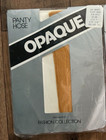 Vintage Women's Colored Opaque Pair Pantyhose NIP 80's Mustatd size A Small USA