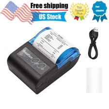 Bisofice MIni 58mm Portable Thermal Receipt Printer Wireless BT POS Printer O2D3
