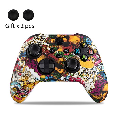 Xbox Series X S controller Silicone Rubber Cover case Shell 2 Thumb Grip Caps - Picture 17 of 18