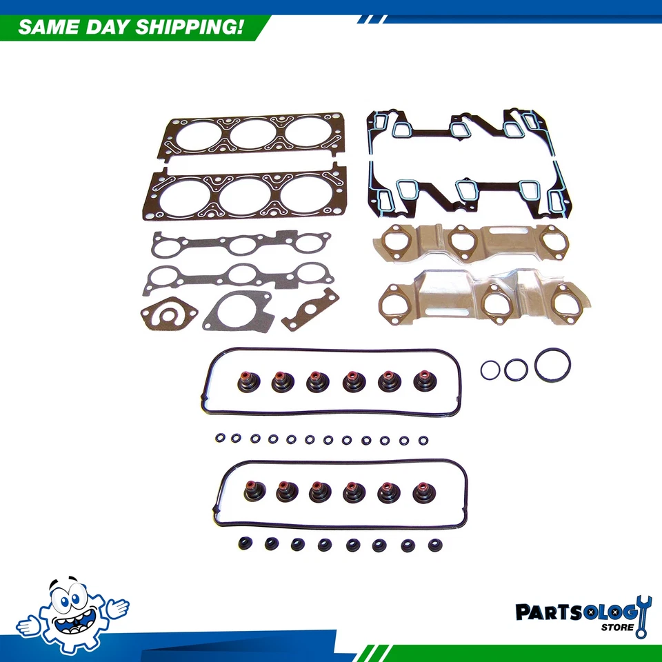 DNJ HGB31472 Cylinder Head Set with Head Bolt Kit For 1995 Buick Century 3.1L - Image 2 of 3