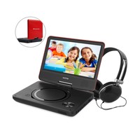 9.6 Inch Portable Dvd Player With Swivel Screen And Headphones For Kids For C... 9.6 Inch Portable Dvd Player With Swivel Screen And Headphones For Kids For C...