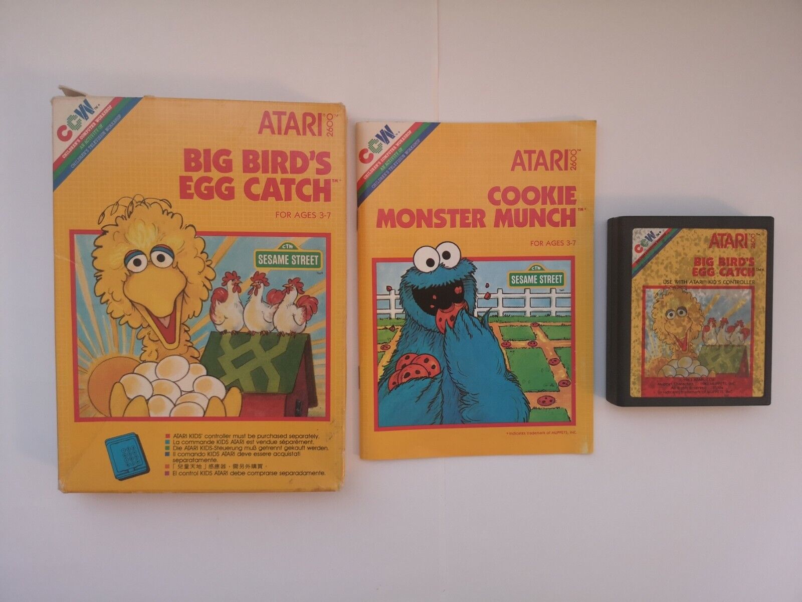 JEU ATARI 2600 - PRISE D'OEUFS DE GROS OISEAU - D'OCCASION