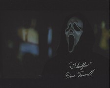 DANE FARWELL SIGNED AUTHENTIC 'SCREAM' GHOSTFACE 8X10 PHOTO B w/COA STUNT ACTOR