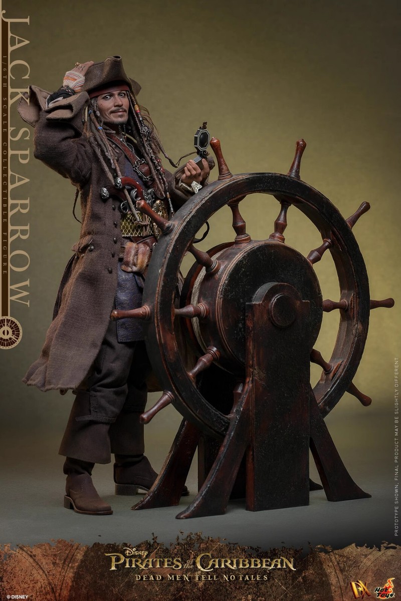 Hottoys Pirates of the Caribbean Jack Sparrow Artisan edition