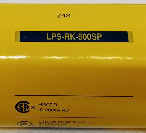 Fusible de doble elemento de bajo pico LPS-RK-500SP 500 amperios 600 voltios CA o menos - Imagen 5 de 7