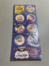 Snow White & the 7 Dwarfs - Trading Cap Set - K-Mart Promo For Video - New-1994
