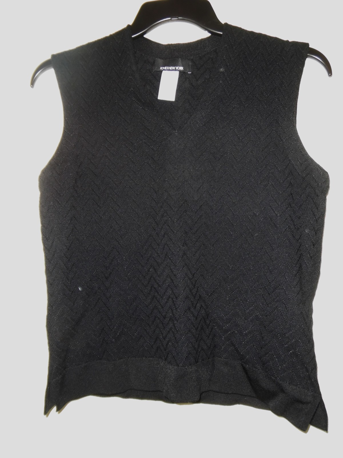 Jones New York Black Sleeveless Tank Top Size M