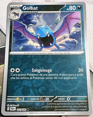 Pokemon Zeitparadoxon PARit DEU: GOLBAT 111/182 Common Reverse