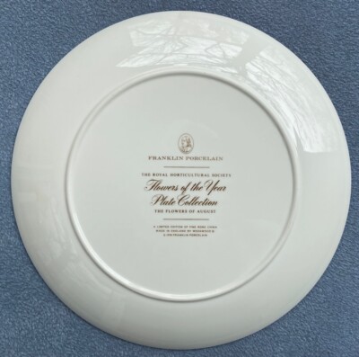Wedgwood Franklin Porcelain Horticulture Society Flowers of the