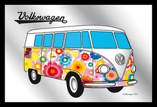 VW Volkswagen Spiegel Mirror Wandspiegel ,Bar,Partykeller,Kneipe,30cm