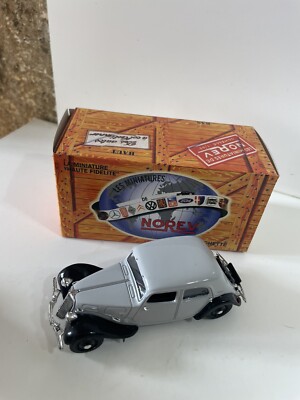 Voiture miniature Norev Hachette Traction 11 AL 1934 1/43 BOITE