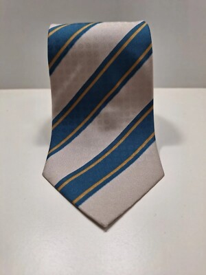 CRAVATTA CHRISTIAN DIOR MONSIEUR MADE IN FRANCE NUOVA 100% SETA TIE SILK VINTAGE