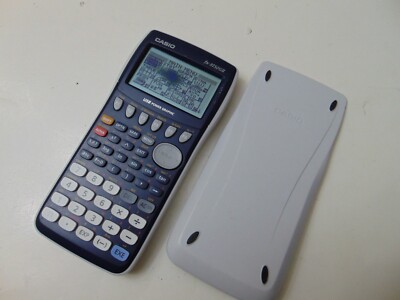 Casio FX-9750GII Graphing Calculator with Cover (Screen Dark Spot) -Works Great!