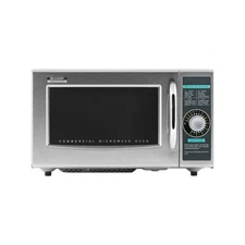 Sharp R-21LCFS 1000W Medium Duty Commercial Microwave Oven, Dial Control, 120V