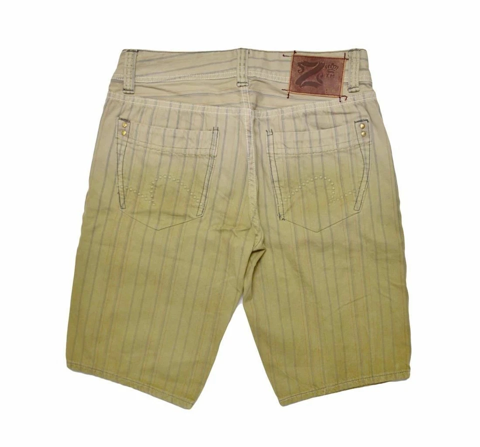 Z BRAND MEN'S SHORTS STRIPED PATTERN BRAND NEW CASUAL EVERYDAY SHORTS SAGE 29 - Image 2 of 2