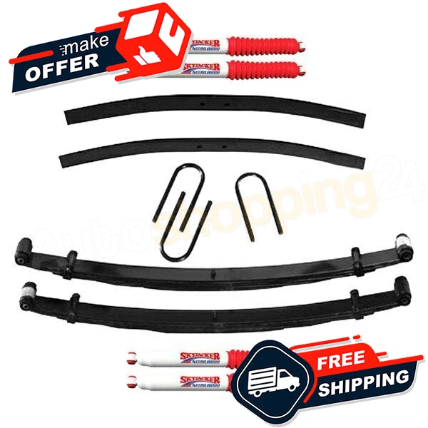 Skyjacker D400CDAK-N 4" x 2" Softride Suspension Lift Kit for 87-93 Dodge W350 Foto 3 de 4