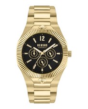 Versus Versace Mens Gold 42mm Bracelet Fashion Watch