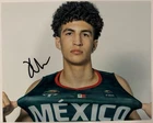 Karim Lopez Autographed/Signed 8x10 Photo Mexico NBL Breakers Grizzlies Auto