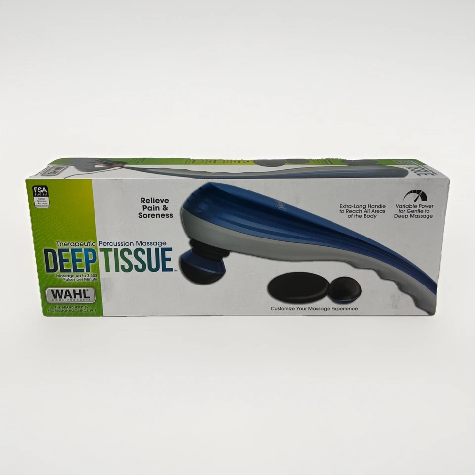 New WAHL Deep Tissue Percussion Therapeutic Handheld Massager Variable Intensity - Image 3 of 4