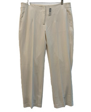 NWT Talbots Size 14W Ivory Lined Dress Pants