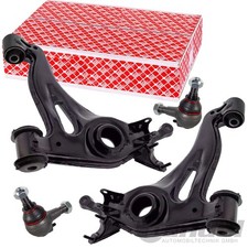 2 FEBI QUERLENKER + TRAGGELENKE VORNE UNTEN passend für MERCEDES W202 C208 R170 2 FEBI QUERLENKER + TRAGGELENKE VORNE UNTEN passend für MERCEDES W202 C208 R170